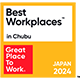 Best Workplaces ™ in Chubu Great Place To Work® JAPAN 2024