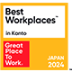 Best Workplaces ™ in Kanto Great Place To Work® JAPAN 2024