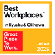 Best Workplaces ™ in Kyushu & Okinawa Great Place To Work® JAPAN 2025